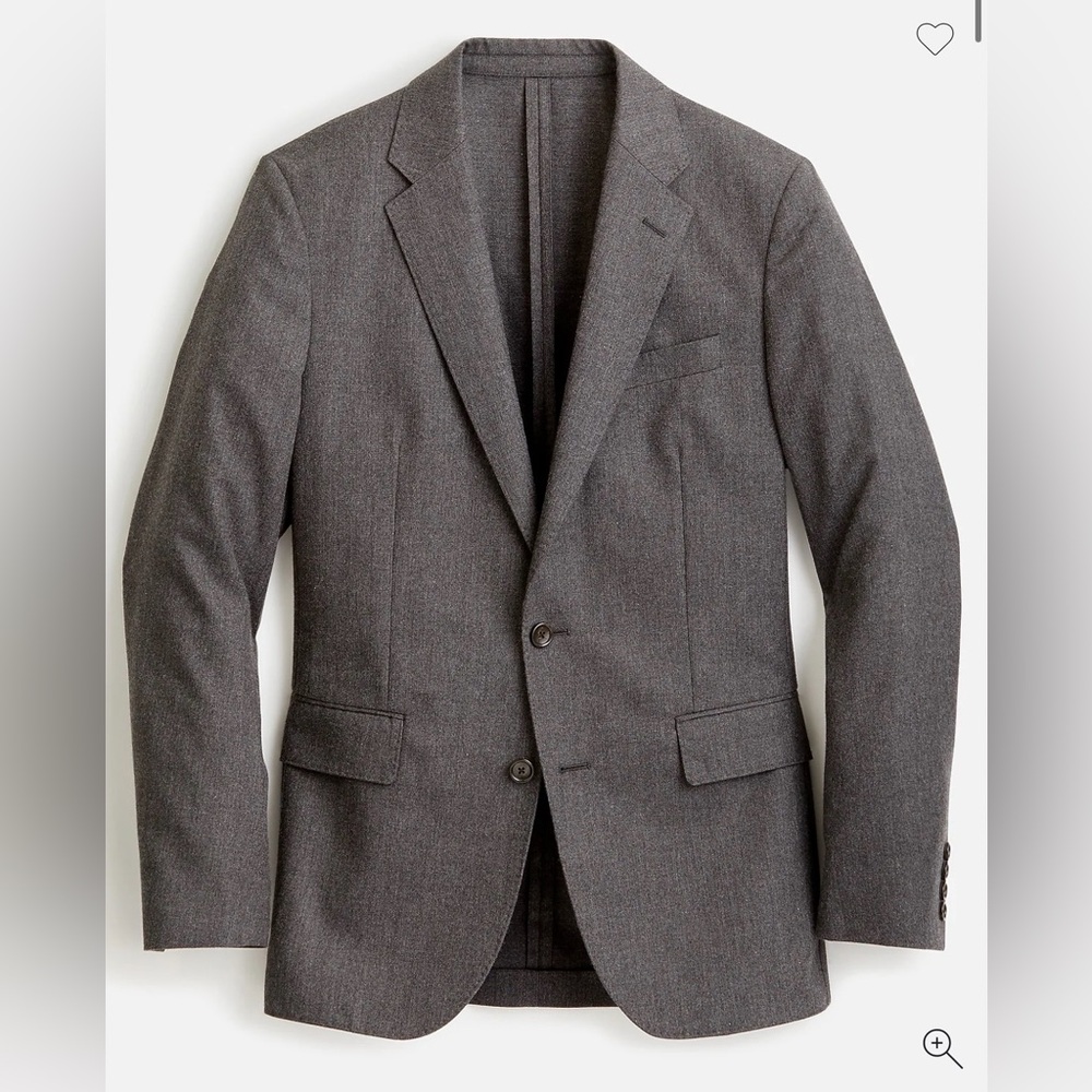 J. Crew Charcoal Men's Suit